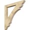 Ekena Millwork Olympic Slat Rough Sawn Bracket, Douglas Fir, 4"W x 40"D x 40"H BKT04X40X40OLY06RDF - alternate 1